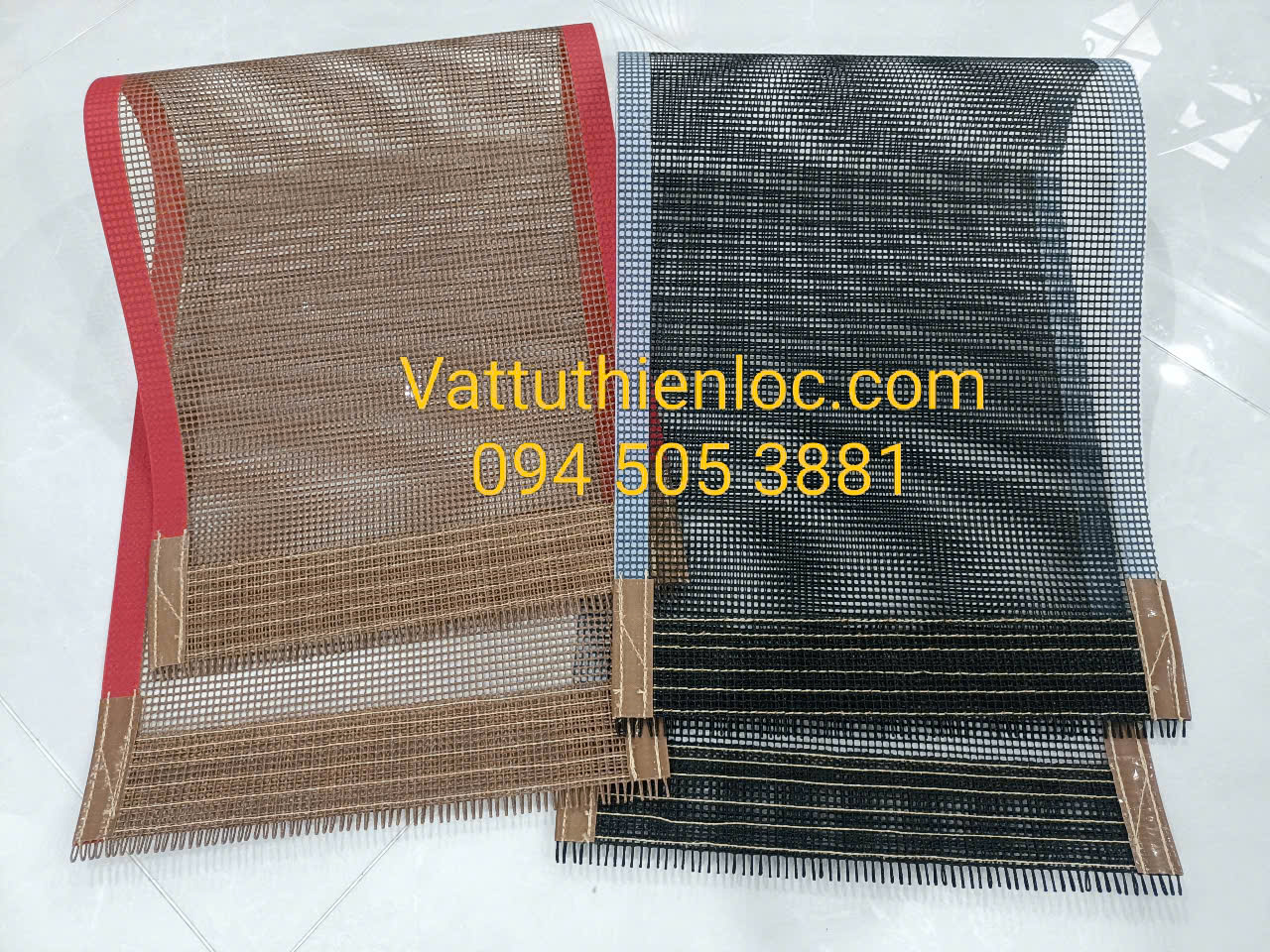 Băng tải lưới teflon chịu nhiệt, sử dụng cho máy sấy UV an toàn với Thực phẩm