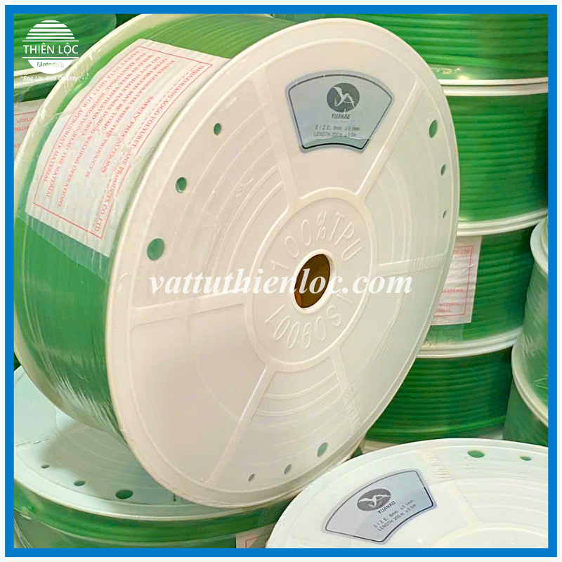 DÂY PU PHI TRÒN XANH Ø3, Ø4, Ø5, Ø6, Ø8, Ø10, Ø12, Ø15, Ø18...