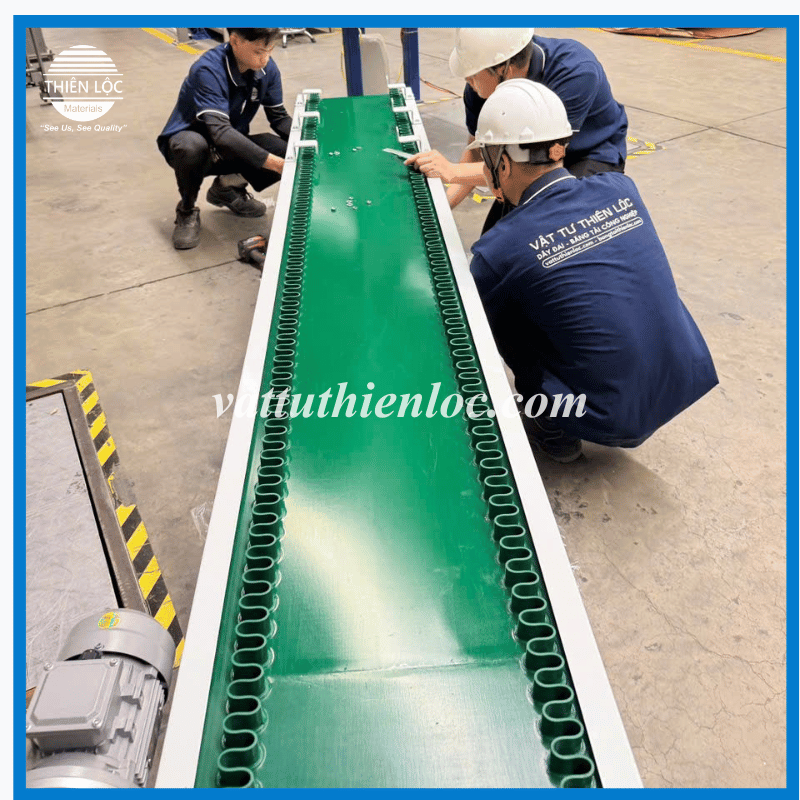 Thiên Lộc Thiết Kế, Thi Công Lắp Đặt Hoàn Chỉnh Hệ Thống Băng Tải Tại Nhà Máy