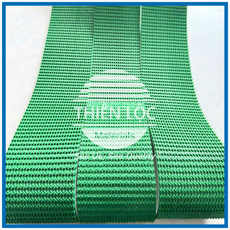Băng Tải PVC Xanh Mặt Gai Nhám