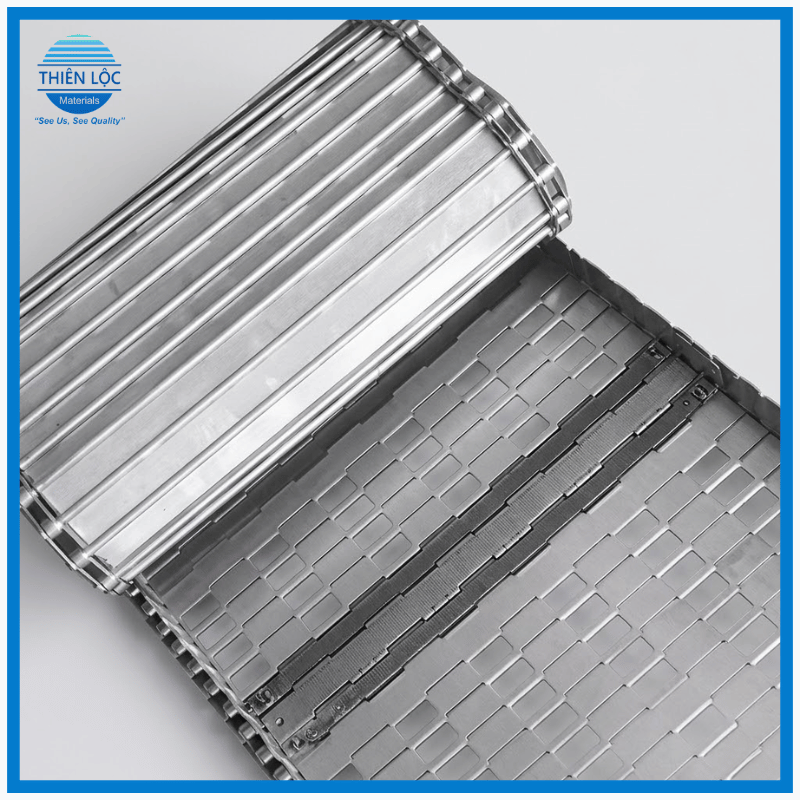 Băng Tải INOX Tấm Xích Bản Lề