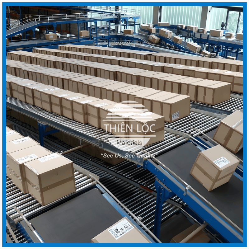 Băng tải con lăn thẳng