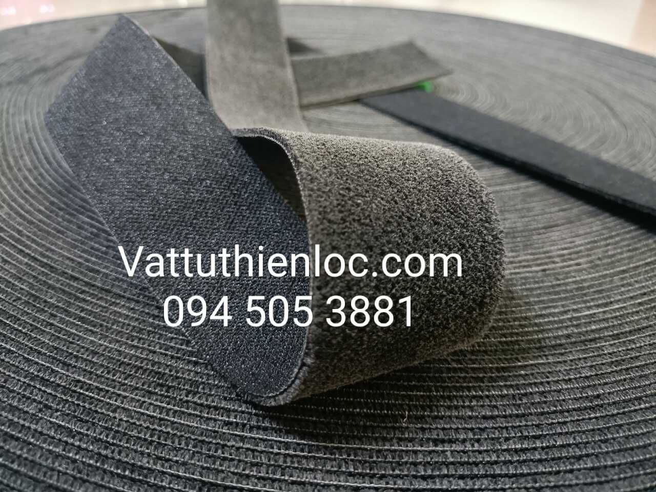 Nỉ Nhung Đen Quấn Trục TLB5