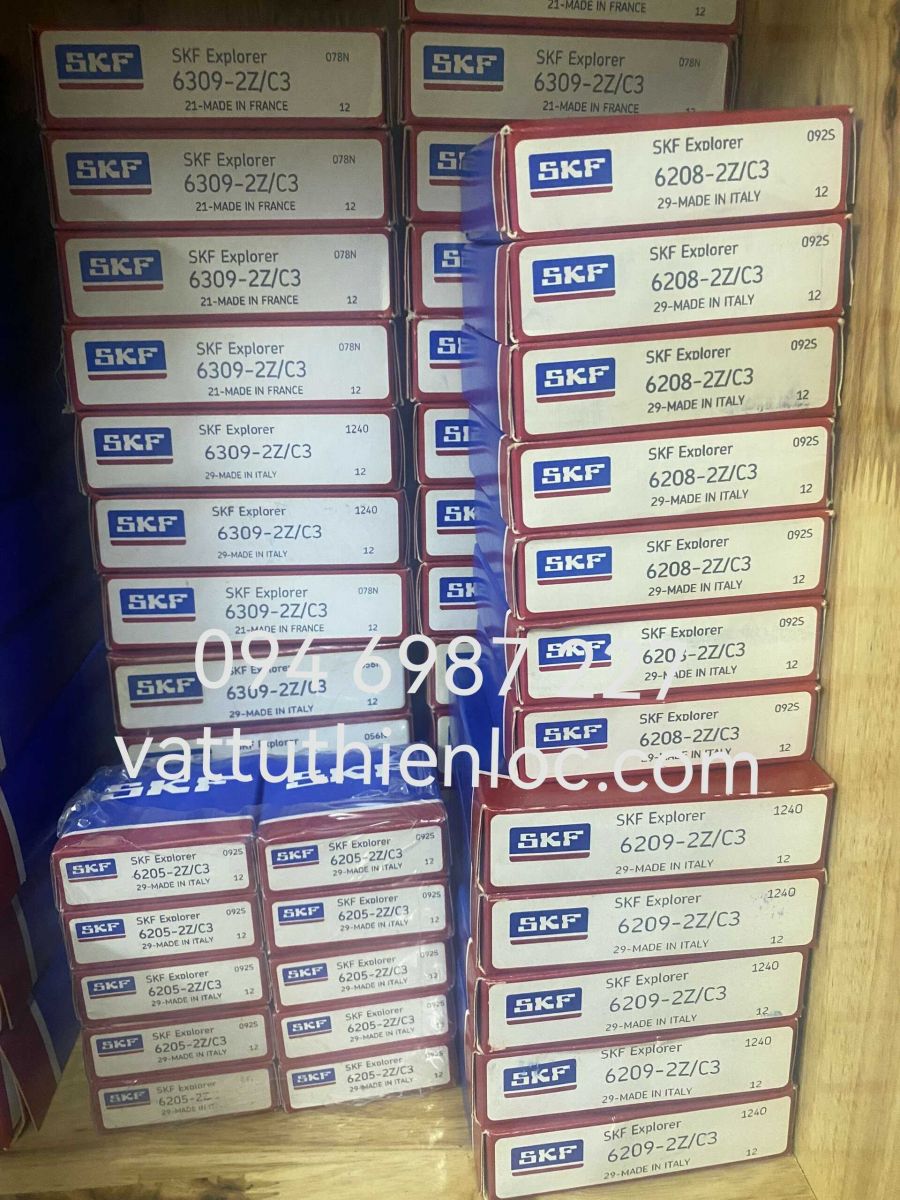 Vòng bi SKF 6307-2Z/C3, 6309-2Z/C3, 6304-2Z/C3, 6208-2Z/C3